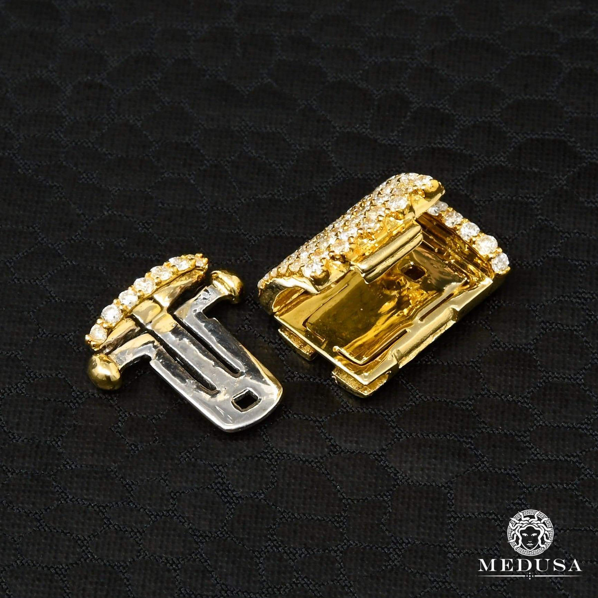 Fermoir à Diamants en Or 14K | Bijoux & Accessoires 10mm Fermoir Box-Lock 585 Or Jaune