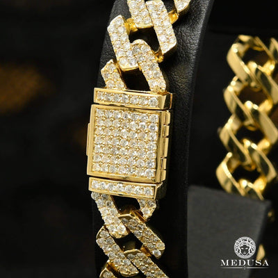 Iced Out White Gold Cuban Bracelet – CBD Jewellers