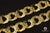 Bracelet en Or 10K | Bracelet Homme 15mm Bracelet Gianni M15