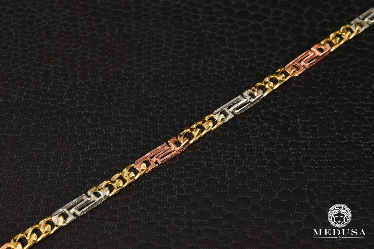 Bracelet en Or 10K | Bracelet Femme 4.5mm Bracelet Gianni M-ALM