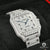 Montre Cartier | Montre Homme 40mm Cartier Santos 100 - Full Arabic Iced Stainless