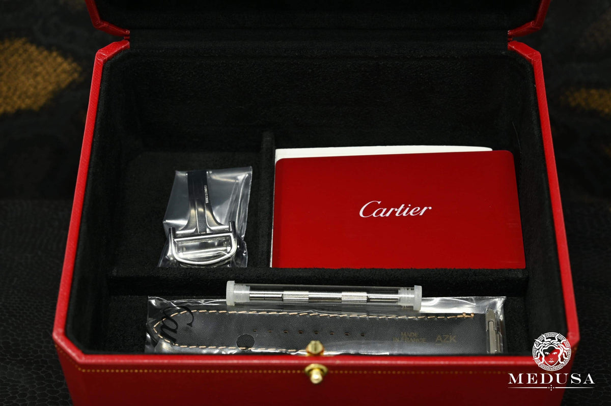 Montre Cartier | Montre Homme 40mm Cartier Santos 100 XL - Full Iced Everose Or Rose 2 Tons
