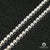 Chaîne à Diamants en Or 14K | Chaîne Tennis 4mm Tennis Chain Circle-Prong Or Blanc