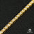 Bracelet à Diamants en Or 10K | Bracelet Homme 4mm Tennis Invisible - Diamant Or Jaune