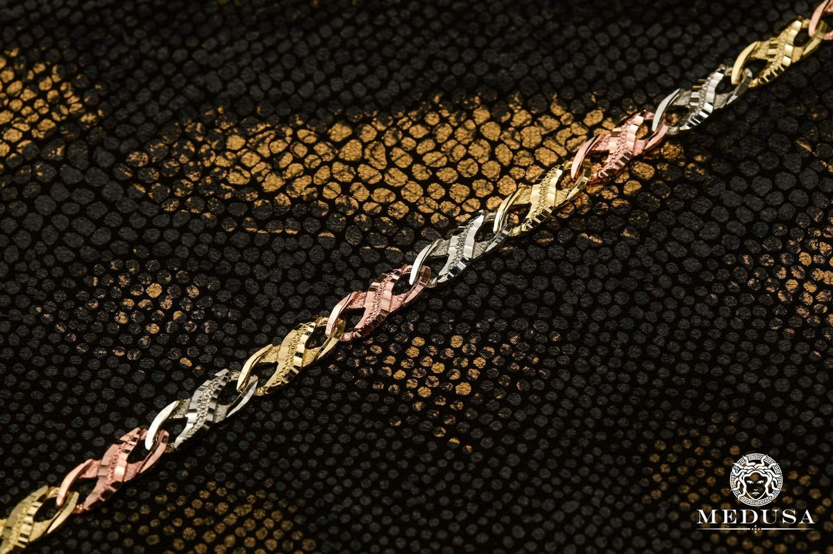 Bracelet en Or 10K | Bracelet Femme Boundless F14 - Infinity Or 3 Tons