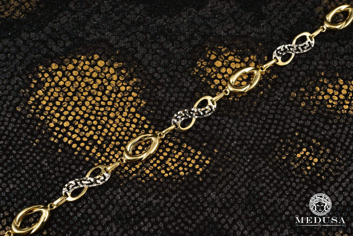 Bracelet en Or 10K | Bracelet Femme Boundless F8 - Infinity