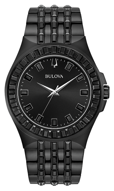 Montre Bulova | Montre Homme Bulova Cristal - 98A240 Swarovski / Or Noir