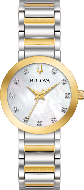 Montre Bulova | Montre Femme Bulova Futuro - 98P180 Or 2 Tons / Diamants