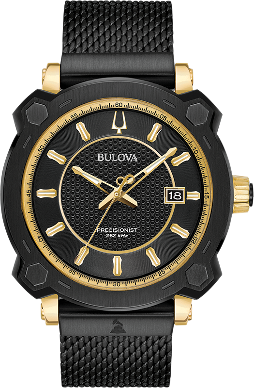 Montre Bulova | Montre Homme Bulova Precisionist - 98B303 Or Noir