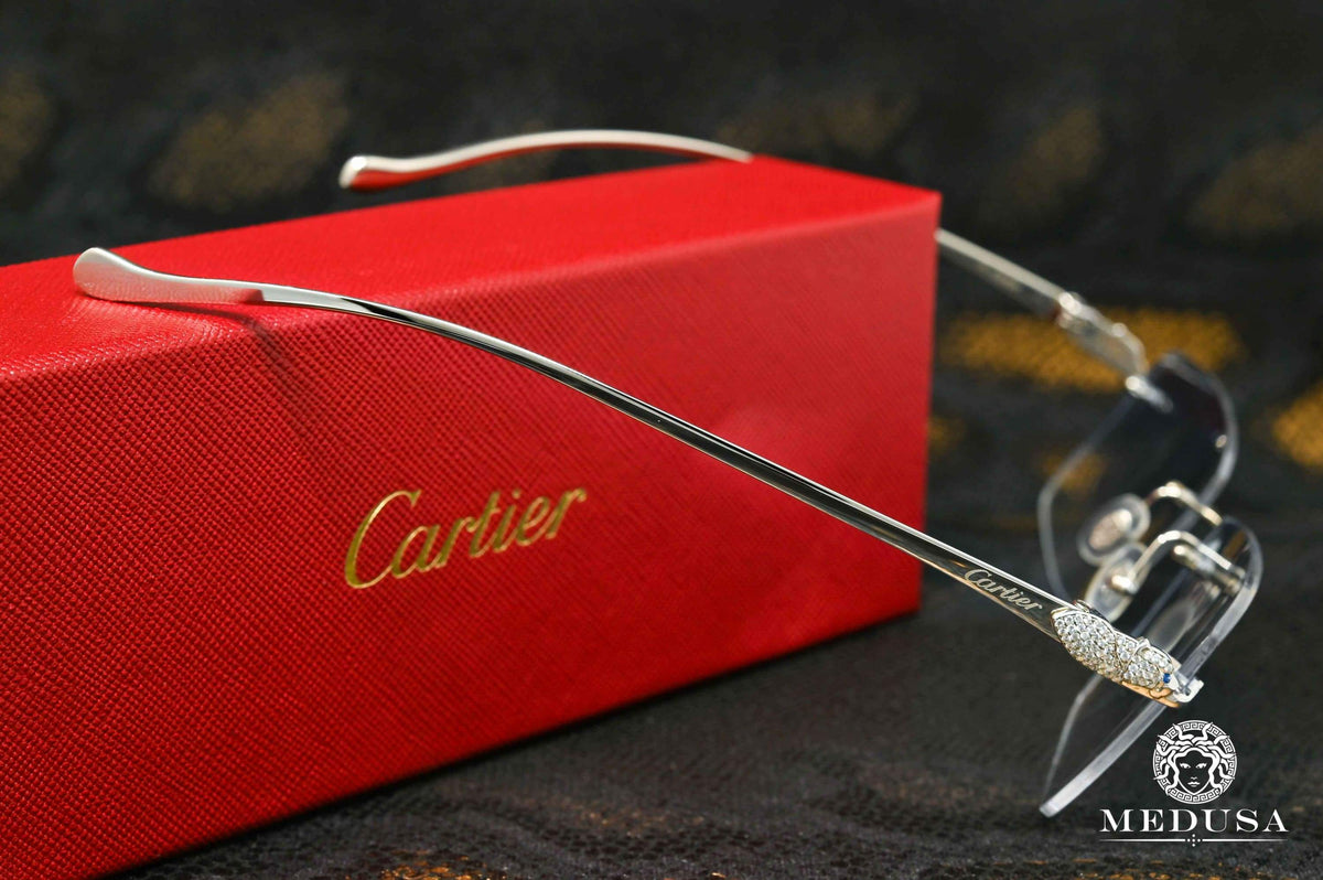 Lunette Cartier | Lunette Homme Cartier Tulliana | Silver Stainless