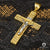 Pendentif en Or 10K | Pendentif Croix Crucifix X18 Or 2 Tons