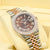 Montre Rolex | Montre Homme Datejust 36mm - Rose 2 Tons Chocolate Or Rose 2 Tons