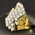 Bague à Diamants en Or 10K | Bague Femme Flower D4 - Diamant 2.00CT / Or 2 Tons