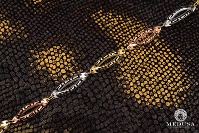Bracelet en Or 10K | Bracelet Femme Gorgeous F13 Or 3 Tons