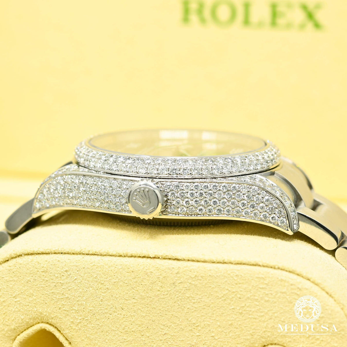Montre Rolex | Montre Homme Rolex Air-King 40mm - Honeycomb Case Stainless
