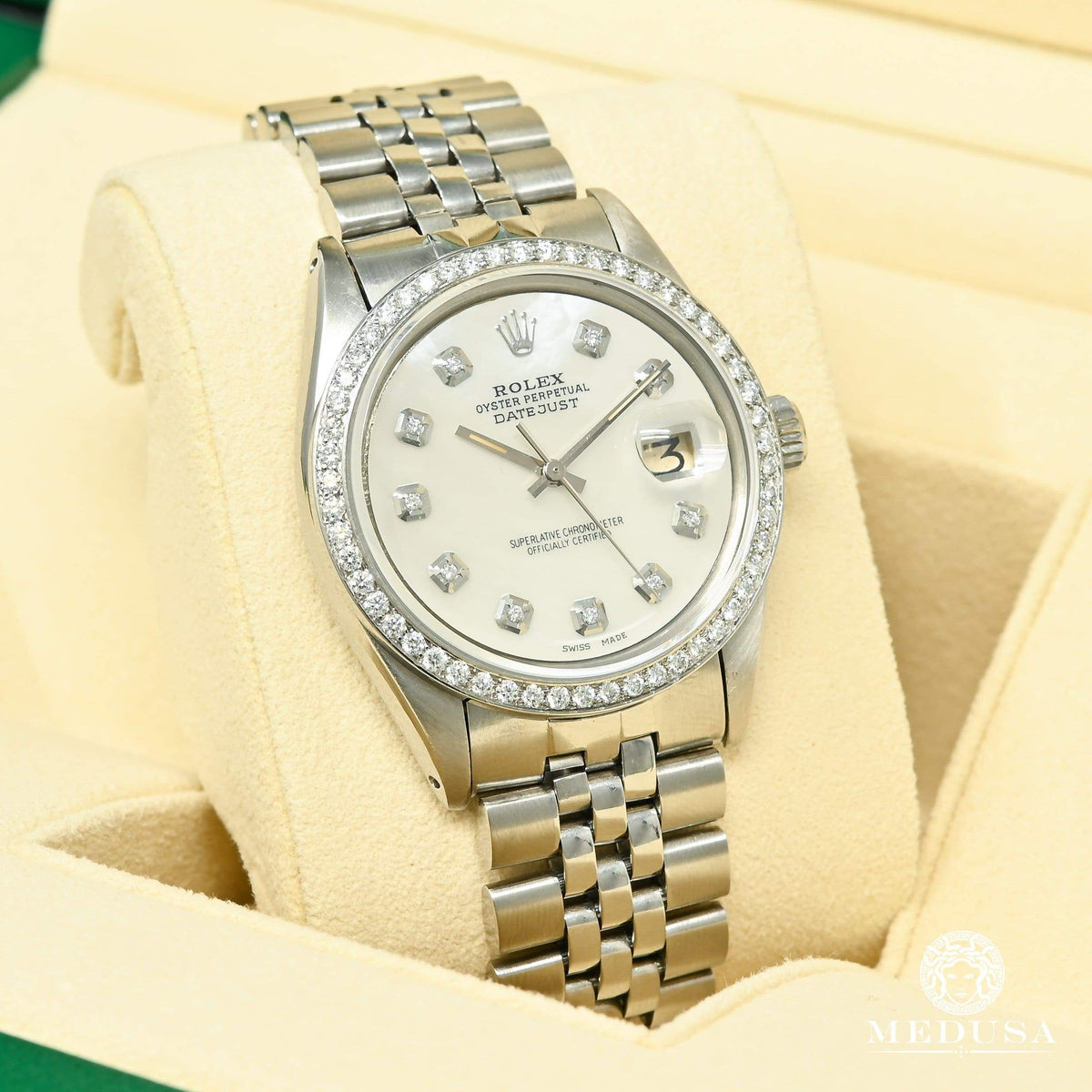 Montre Rolex | Montre Homme Rolex Datejust 36mm - Stainless White ’’Mother of Pearl’’ Stainless