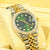 Montre Rolex | Montre Homme Rolex Datejust 36mm - Vert Jubilee 1.00CT Or 2 Tons