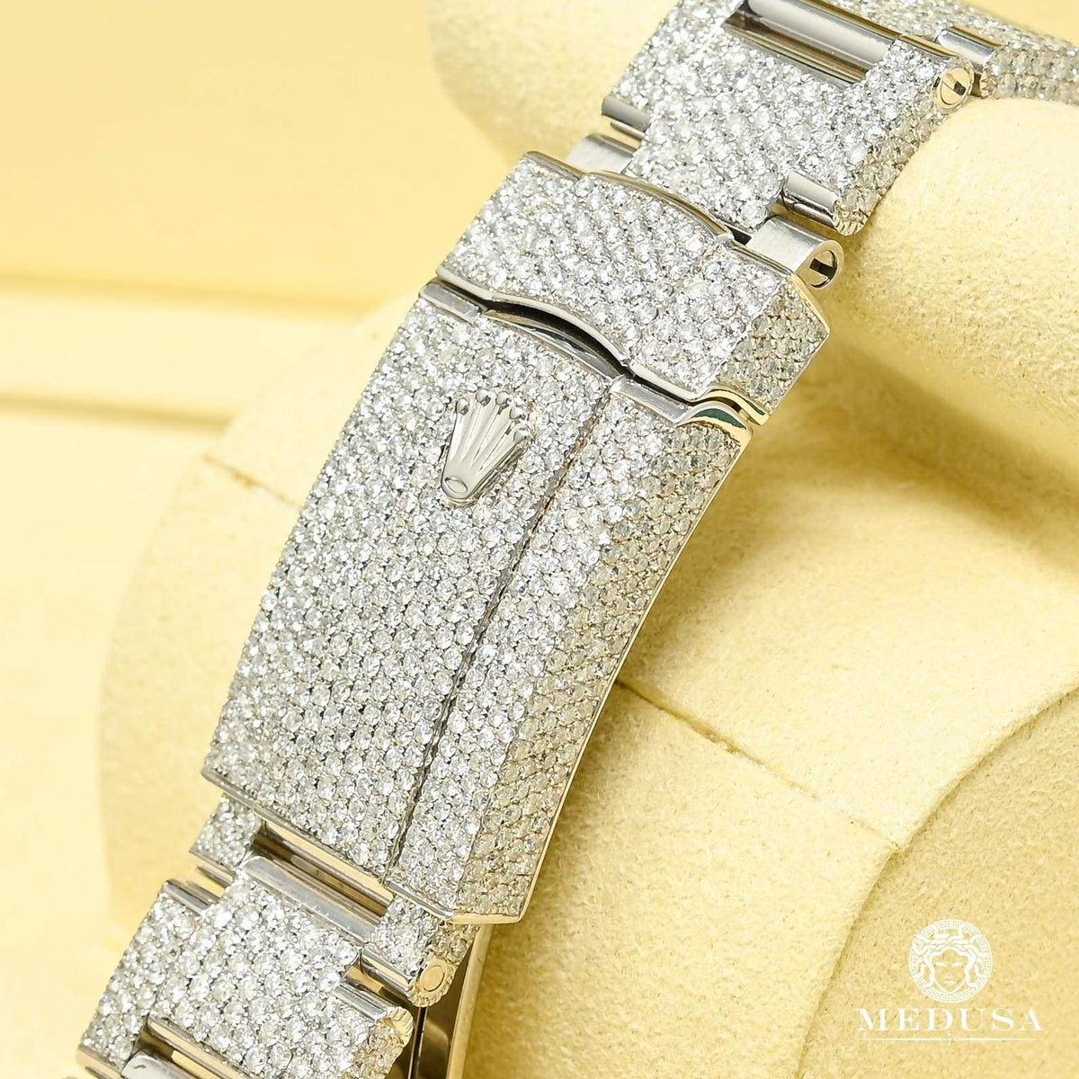 Montre Rolex | Montre Homme Rolex Datejust 41mm - Full Honeycomb Baguette Stainless