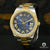 Montre Rolex | Montre Homme Rolex Datejust 41mm - Oyster Romain Bleu Or 2 Tons