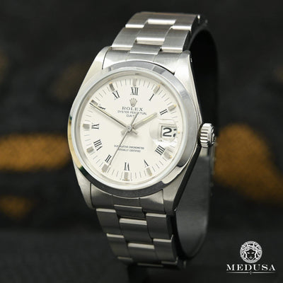 Montre Rolex | Montre Homme Rolex Oyster Perpetual Date 34mm - White Stainless