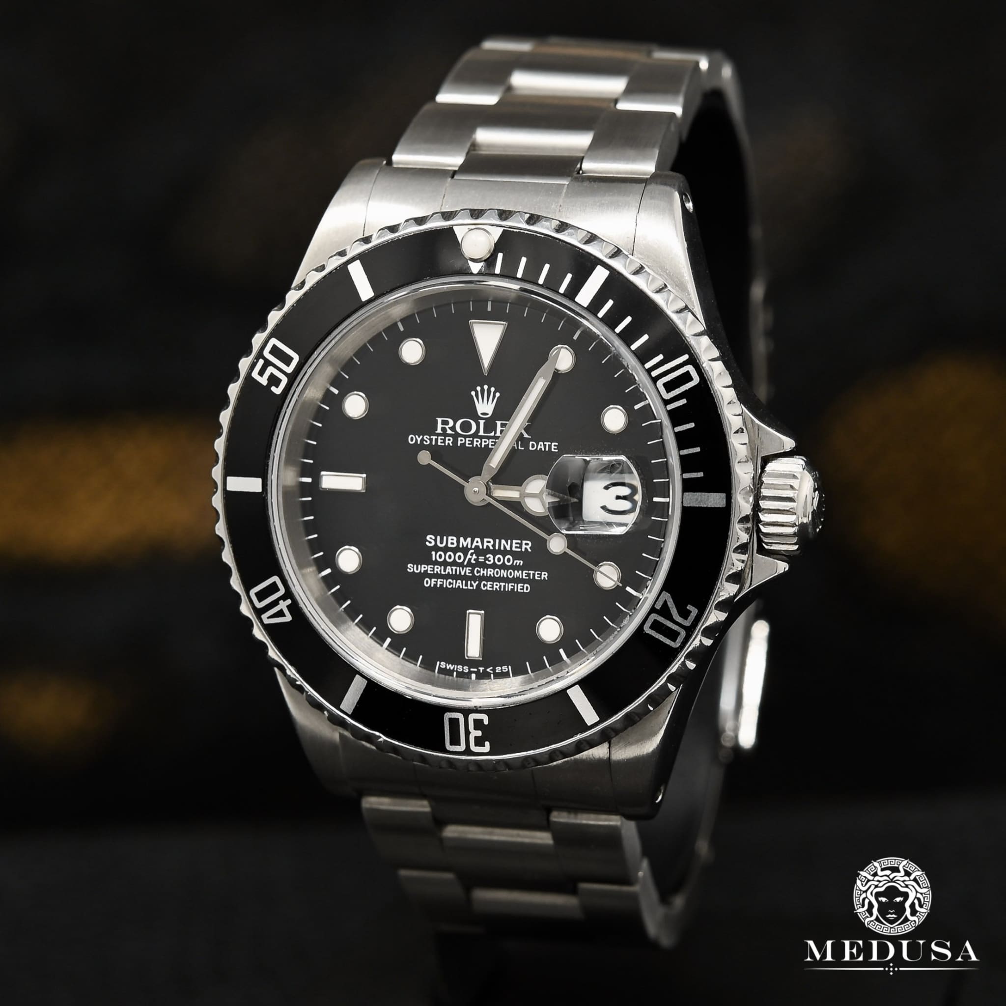 Rolex watch | Rolex Submariner 40mm Black Watch | Medusa - Jewelry