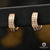 Anneaux Diamants en Or 14K | Boucles d’Oreilles Round D2 - Diamant Or Rose / 14mm